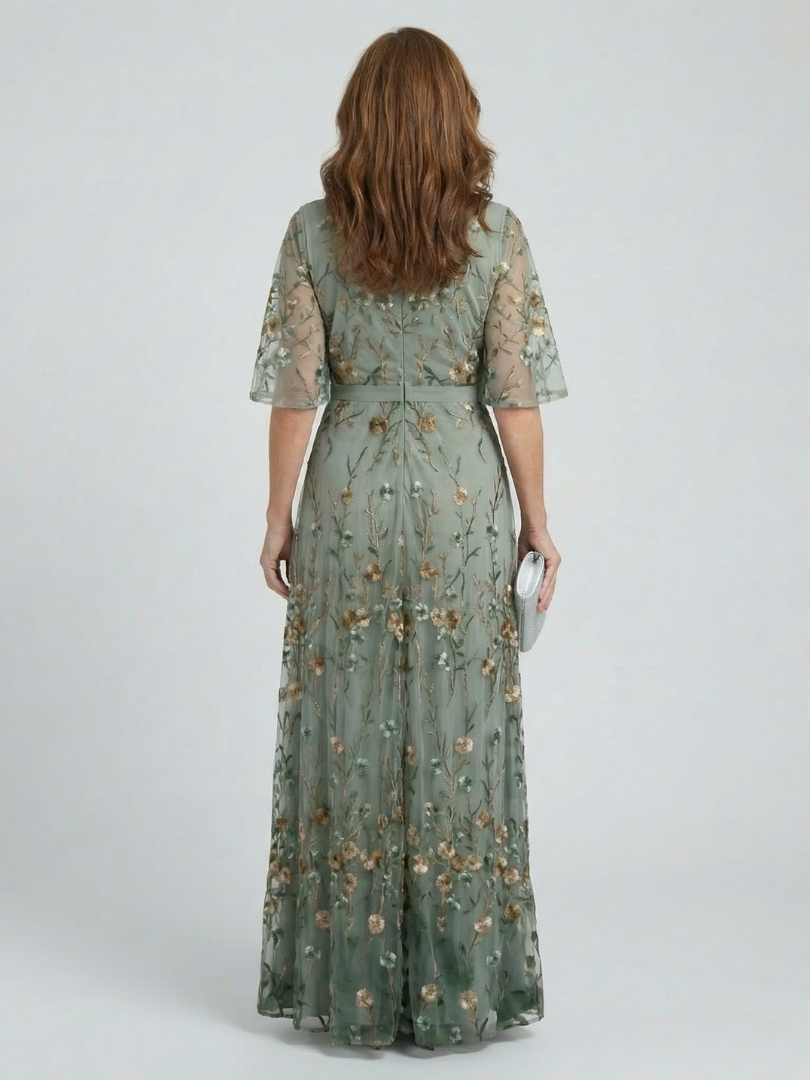Selora | Vestido maxi Halter Bloom Flow