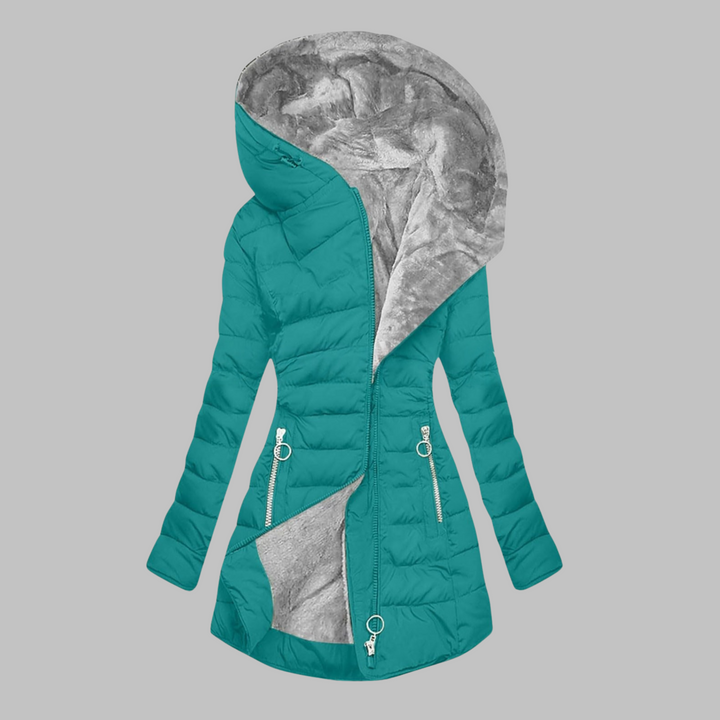 YENGE™ - Chaqueta de manga larga con capucha de corte entallado informal