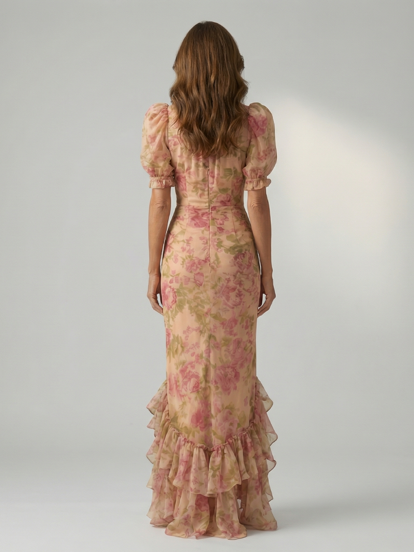 Vianne | Vestido largo de cuello alto y suave