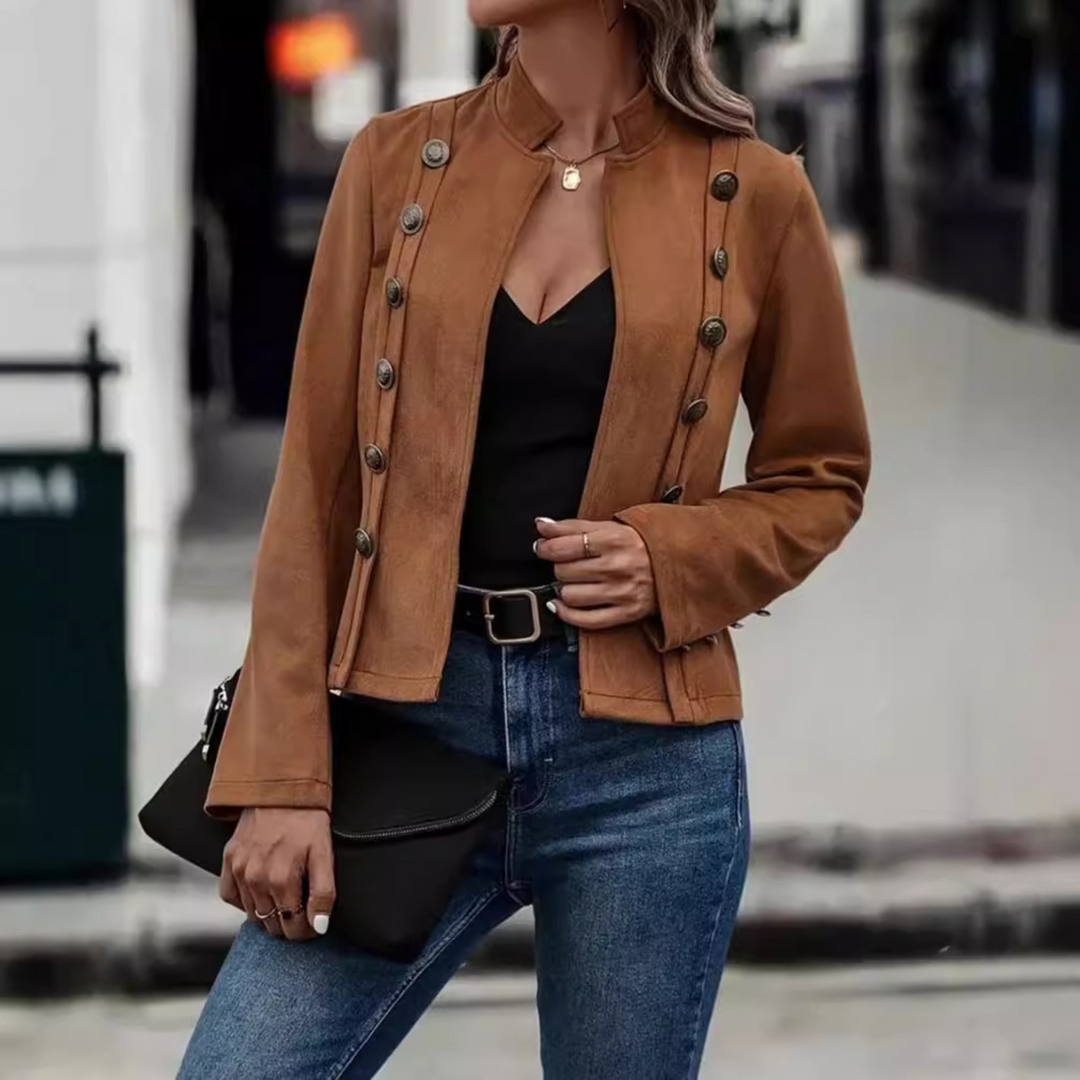 TASMIN™ - Chaqueta de manga larga ajustada vintage