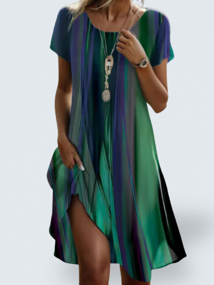 Jamie | Vestido bohemio relajado con degradado