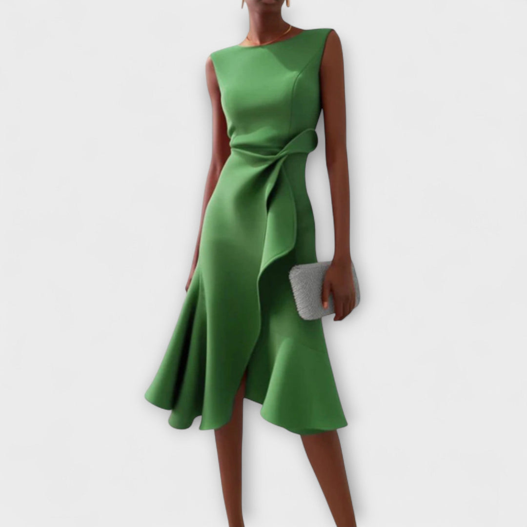 MARISSA™ – Elegante vestido sin mangas estilo cruzado