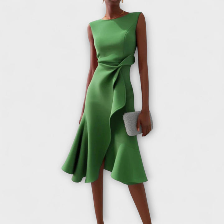 MARISSA™ – Elegante vestido sin mangas estilo cruzado