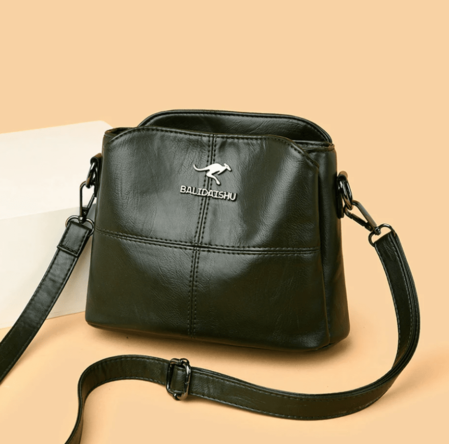 Bolso bandolera de cuero para mujer