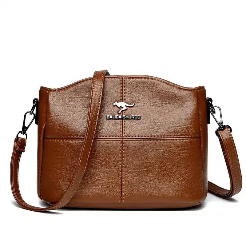 Bolso bandolera de cuero para mujer
