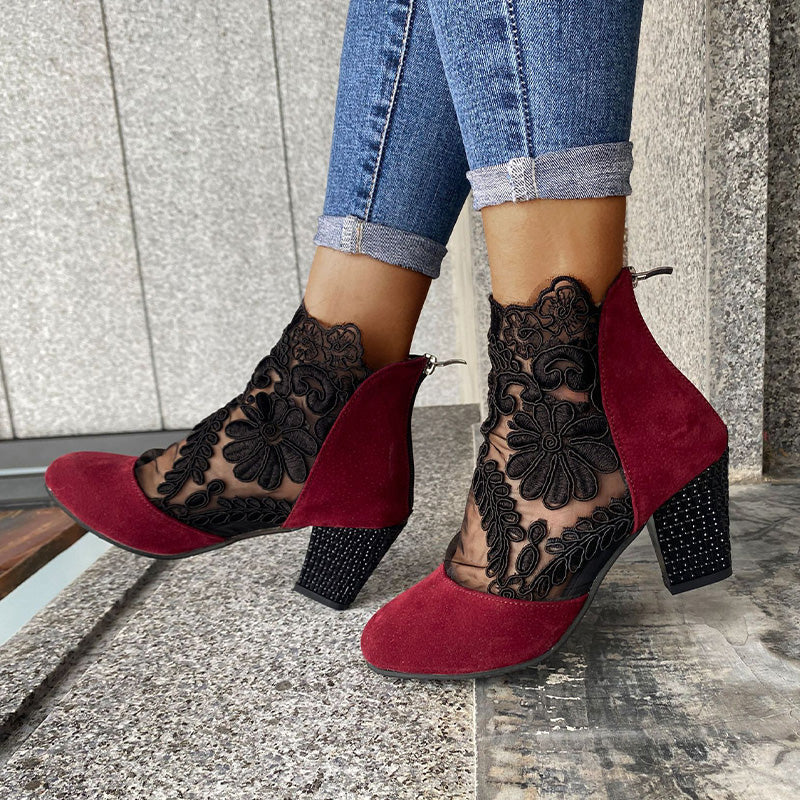 Capucine - Botines elegantes de encaje