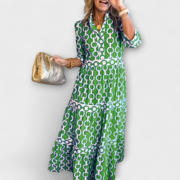 Marigold | Maxivestido cómodo - Elegancia sin esfuerzo, confianza diaria