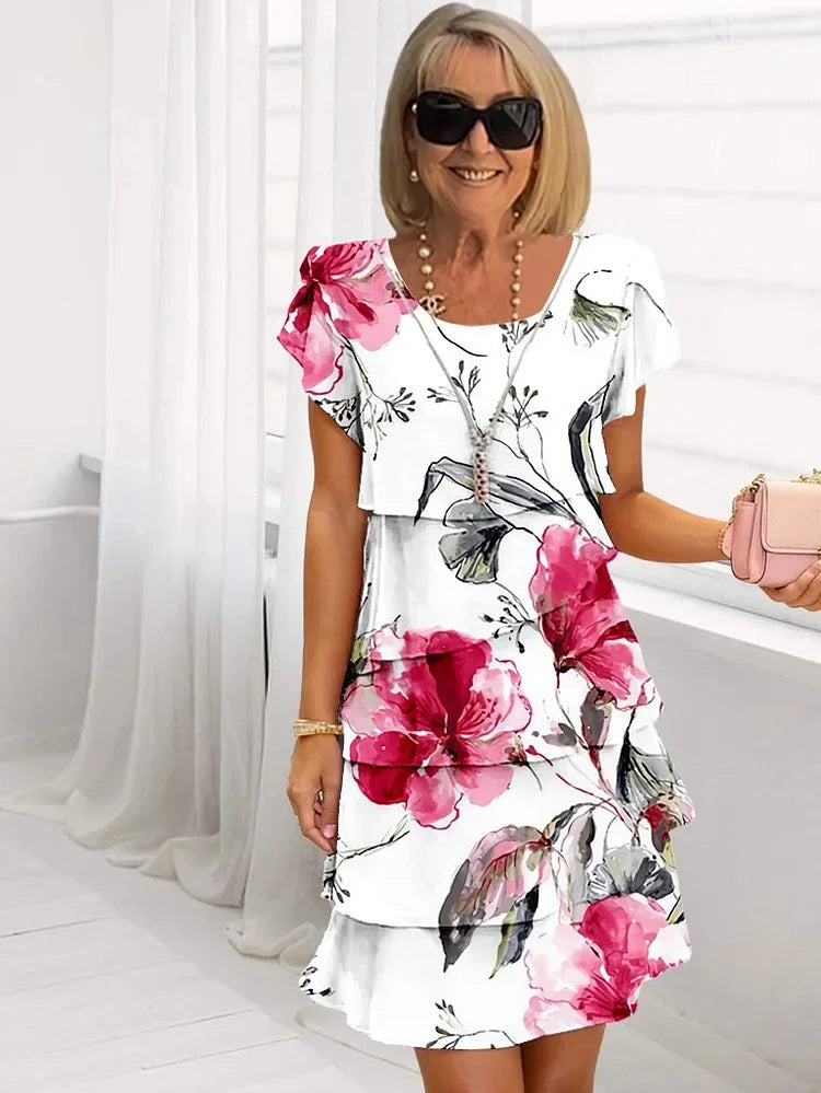 FLORA™ – Elegante vestido midi de primavera