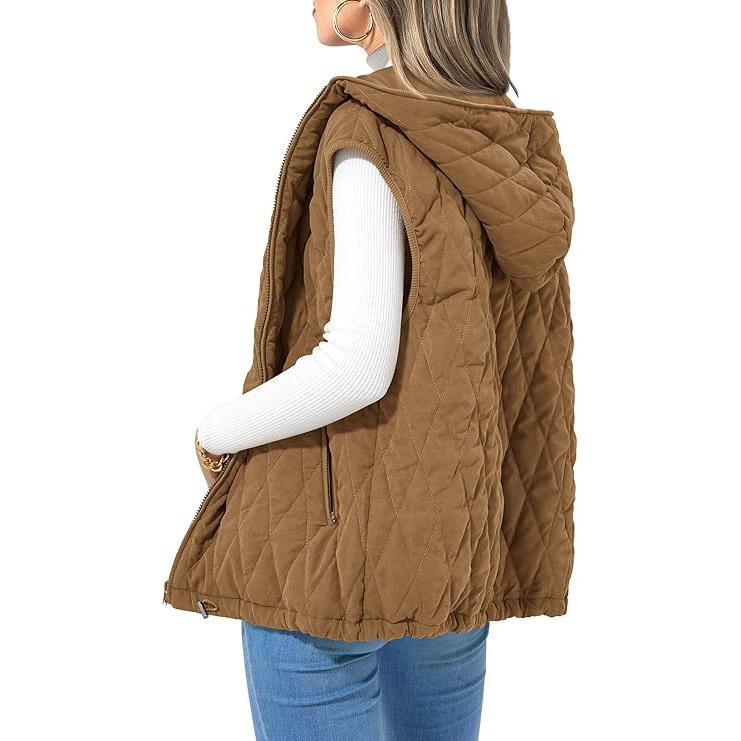 LIAM™ - Abrigo de invierno sin mangas con capucha y bolsillos