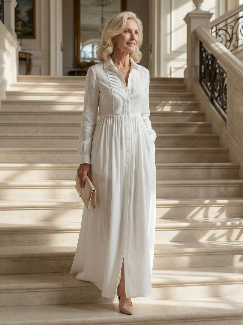 Lioren | Vestido largo Soft Flow