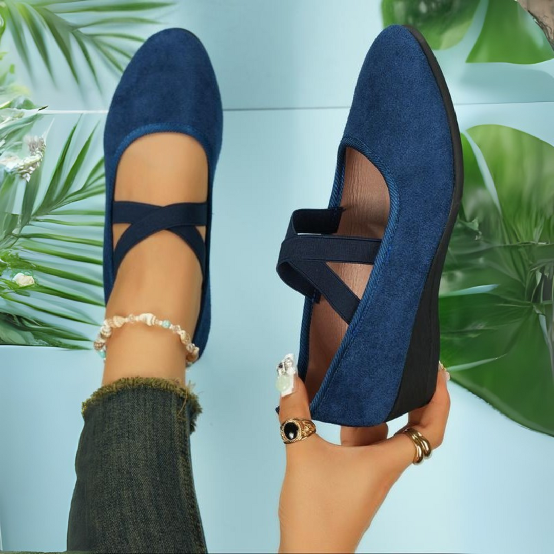 ANGEL™ - Zapatos cómodos sin cordones con cuña cerrada