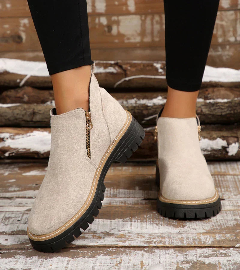 Heliviane™ - Cómodos botines ortopédicos para mujer con suela de cuña