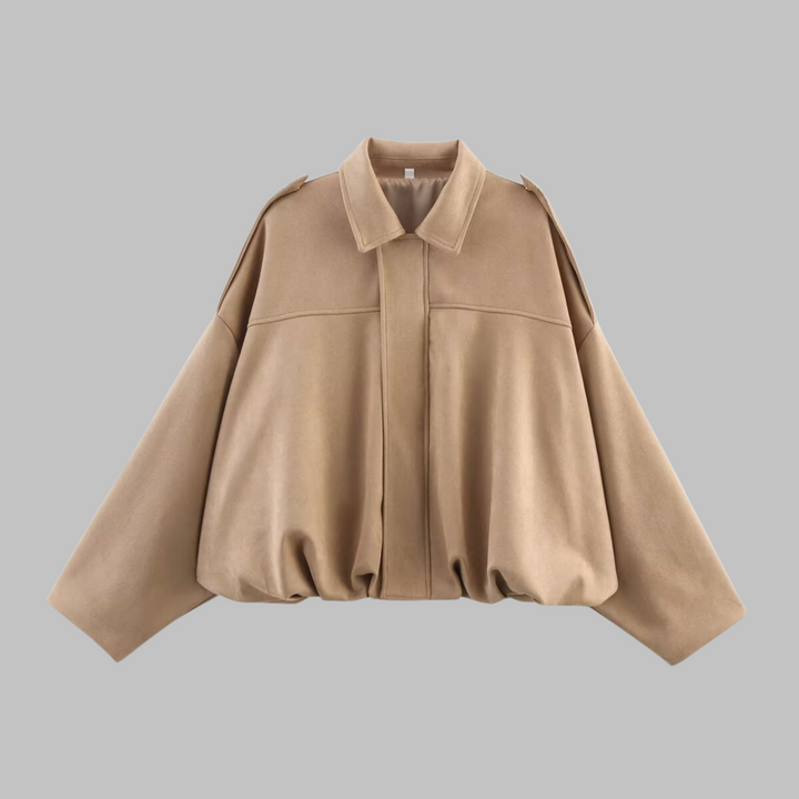 GIGI™ - Chaqueta urbana extragrande vintage con cremallera