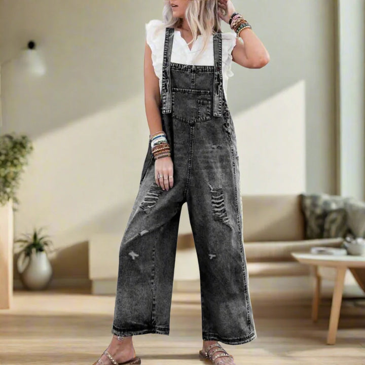 CARMELITA™ | Mono Vintage con Lavado y Tirantes Ajustables