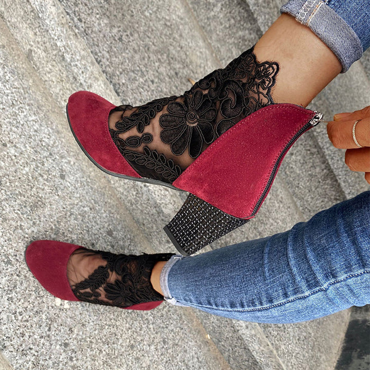 Capucine - Botines elegantes de encaje