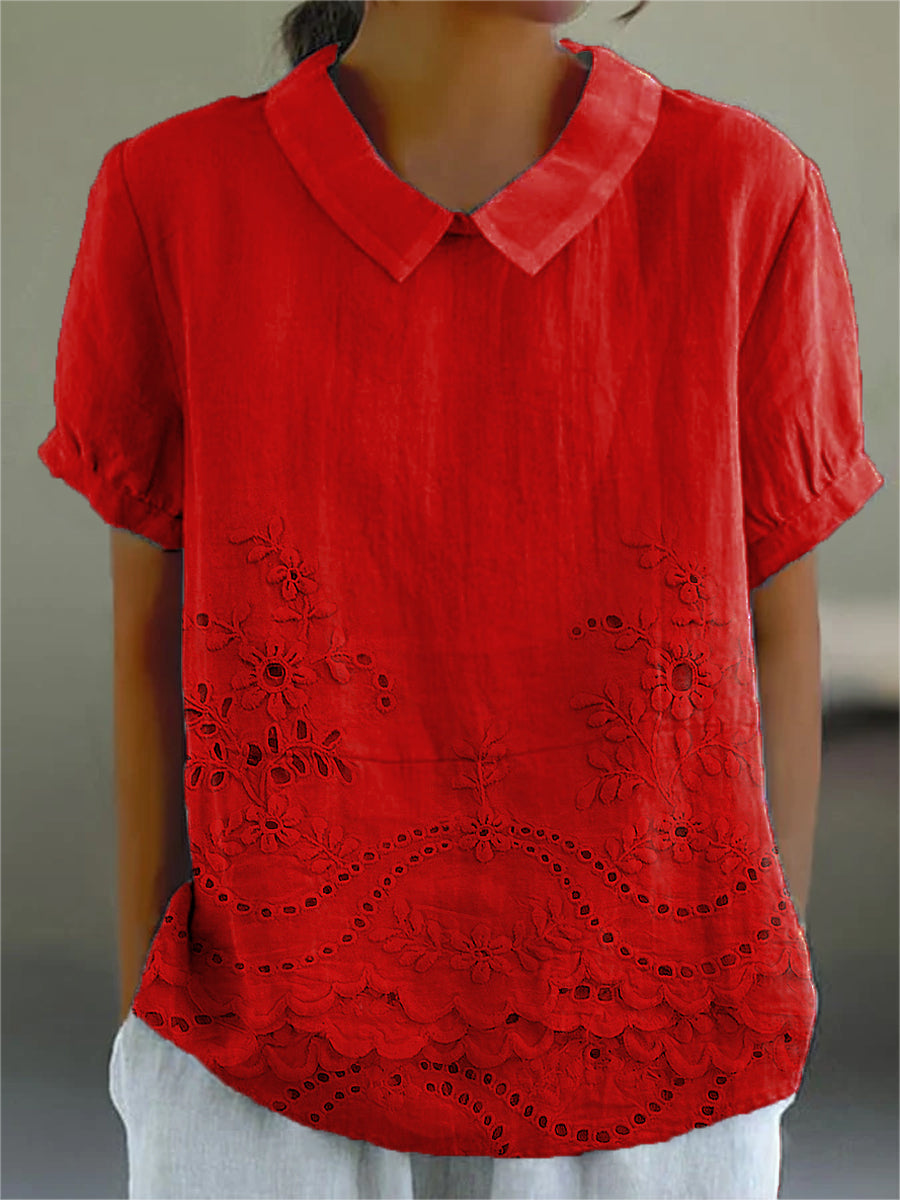 Lily | Camisa Bordada Floral