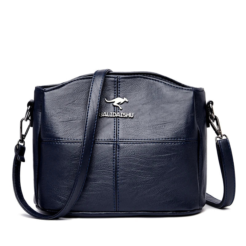 Bolso bandolera de cuero para mujer