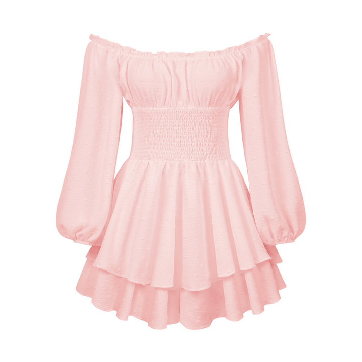 CYNRHIA™ – Mameluco elegante de manga larga con hombros descubiertos