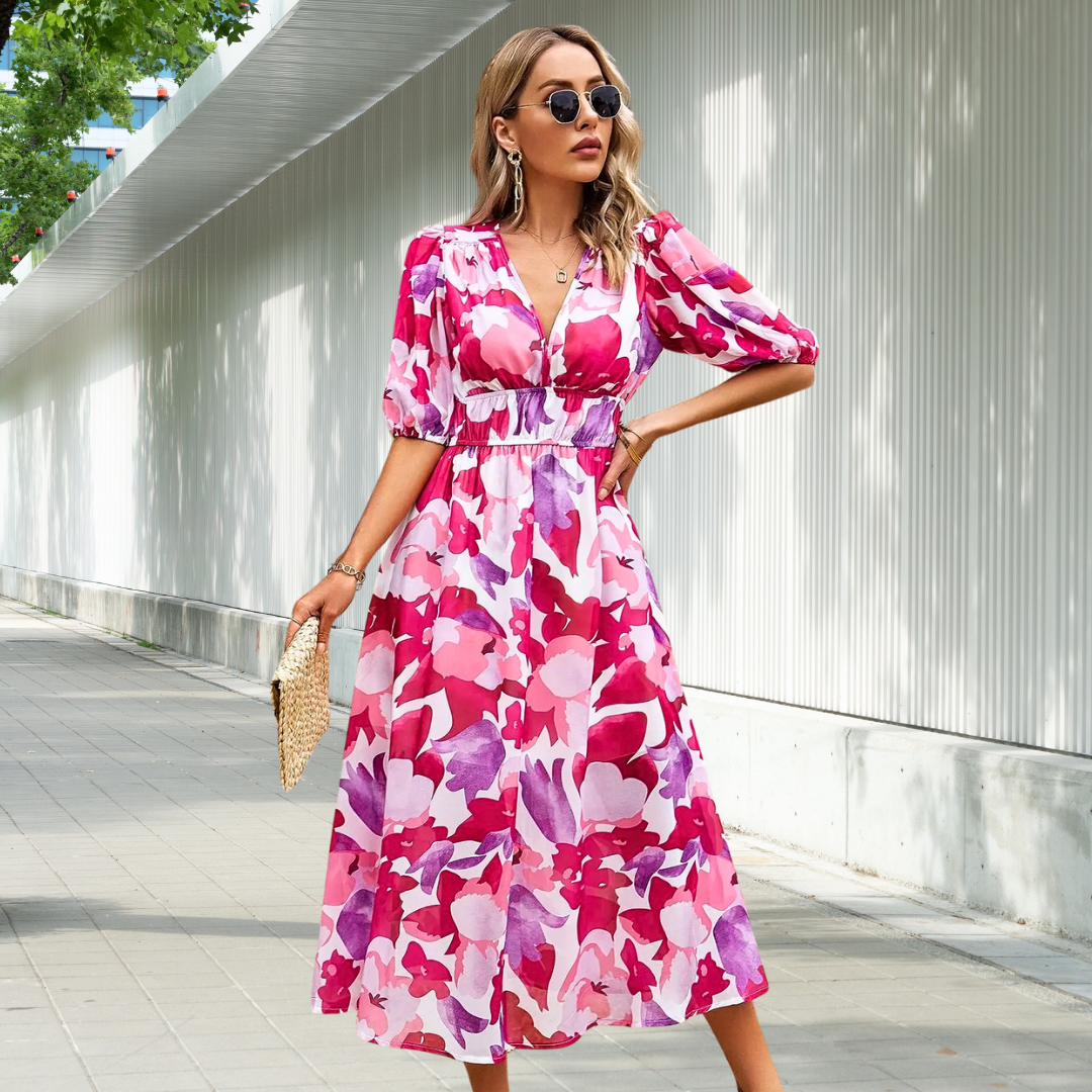 Leona | Vestido Midi Atemporal