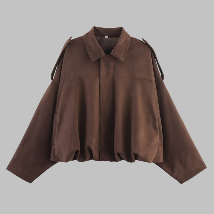 GIGI™ - Chaqueta urbana extragrande vintage con cremallera