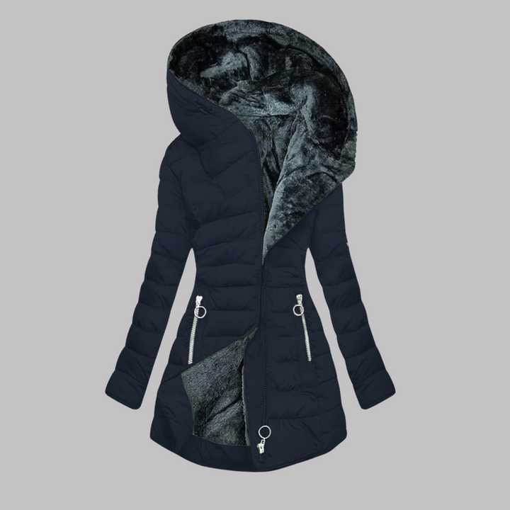 YENGE™ - Chaqueta de manga larga con capucha de corte entallado informal