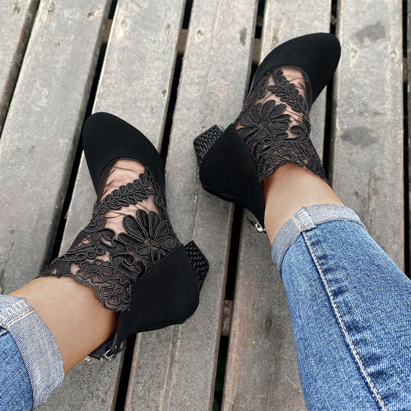 Capucine - Botines elegantes de encaje