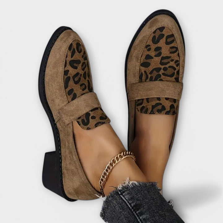Aurora | Zapatos Elegantes de Leopardo