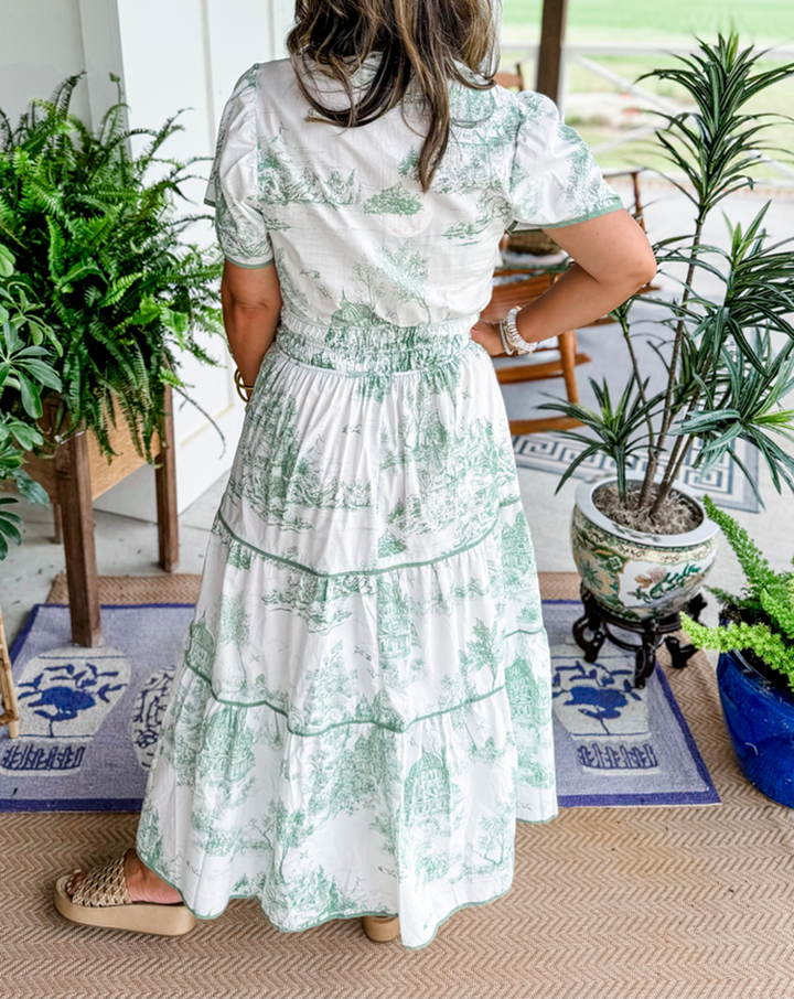 Marcelline | Maxi de toile atemporal – Comodidad elegante y favorecedora con fluidez sin esfuerzo