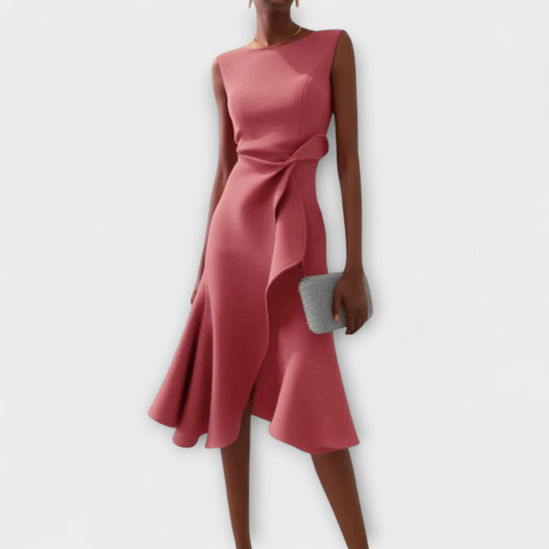 MARISSA™ – Elegante vestido sin mangas estilo cruzado