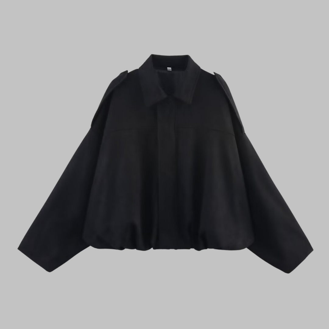 GIGI™ - Chaqueta urbana extragrande vintage con cremallera