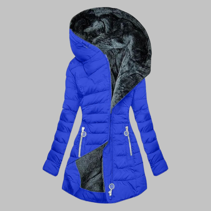 YENGE™ - Chaqueta de manga larga con capucha de corte entallado informal