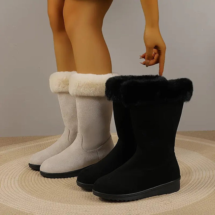 Delioraé - Botas ortopédicas largas y cálidas para el invierno