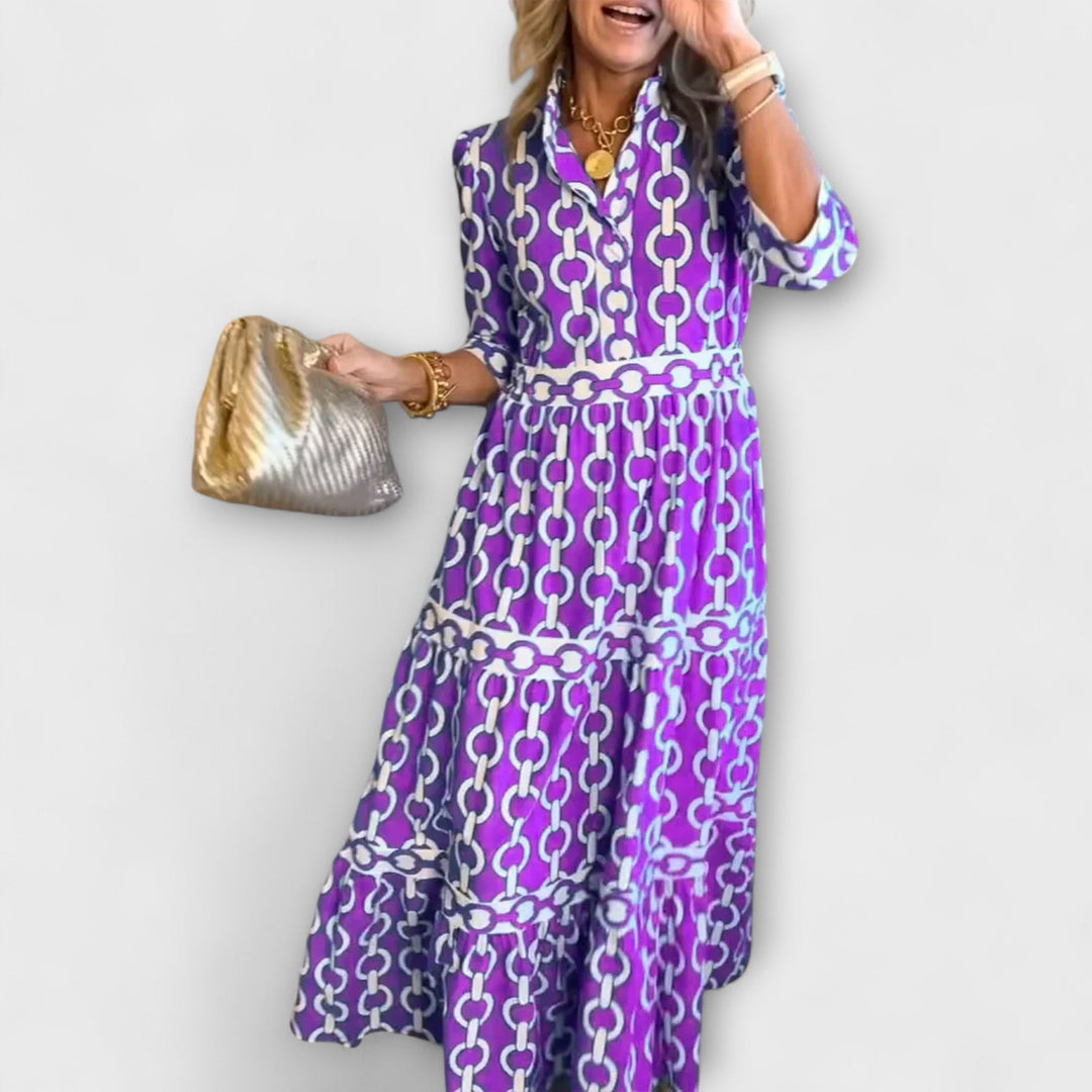 Marigold | Maxivestido cómodo - Elegancia sin esfuerzo, confianza diaria
