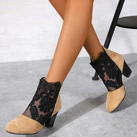 Capucine - Botines elegantes de encaje