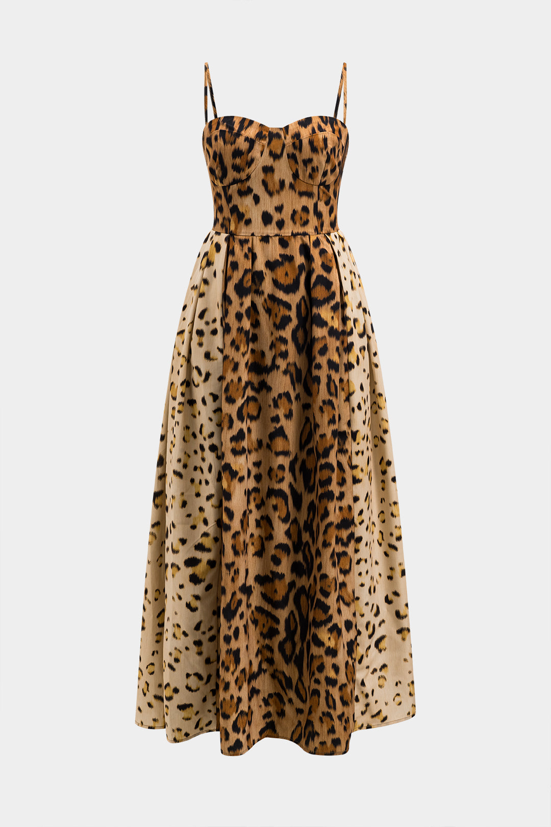 BIANCA™ - Vestido Midi Atrevido con Estampado de Leopardo