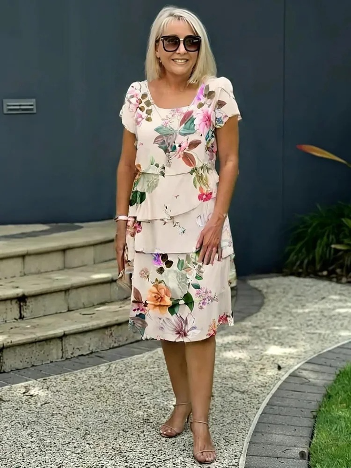 FLORA™ – Elegante vestido midi de primavera