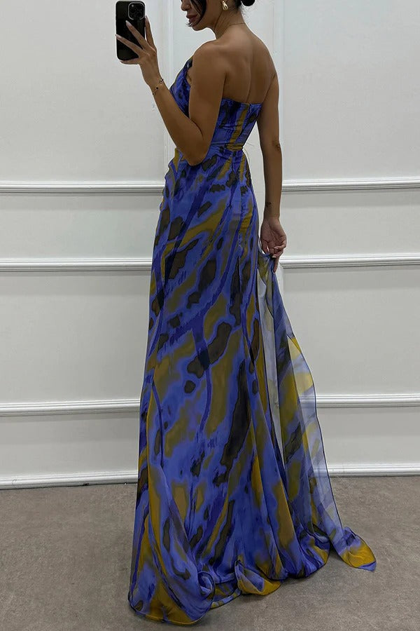 Lorna | Vestido Drapeado Vibrante