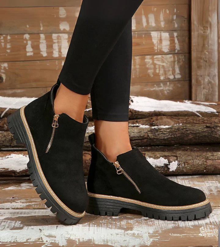 Heliviane™ - Cómodos botines ortopédicos para mujer con suela de cuña