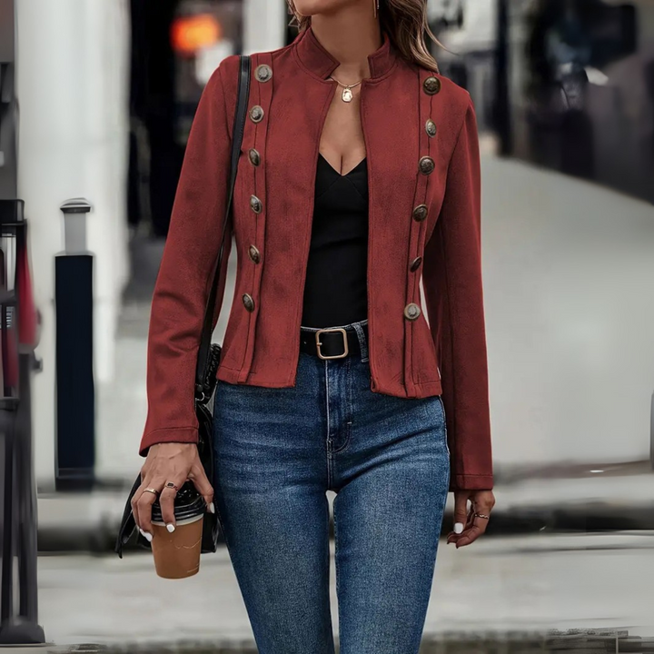 TASMIN™ - Chaqueta de manga larga ajustada vintage