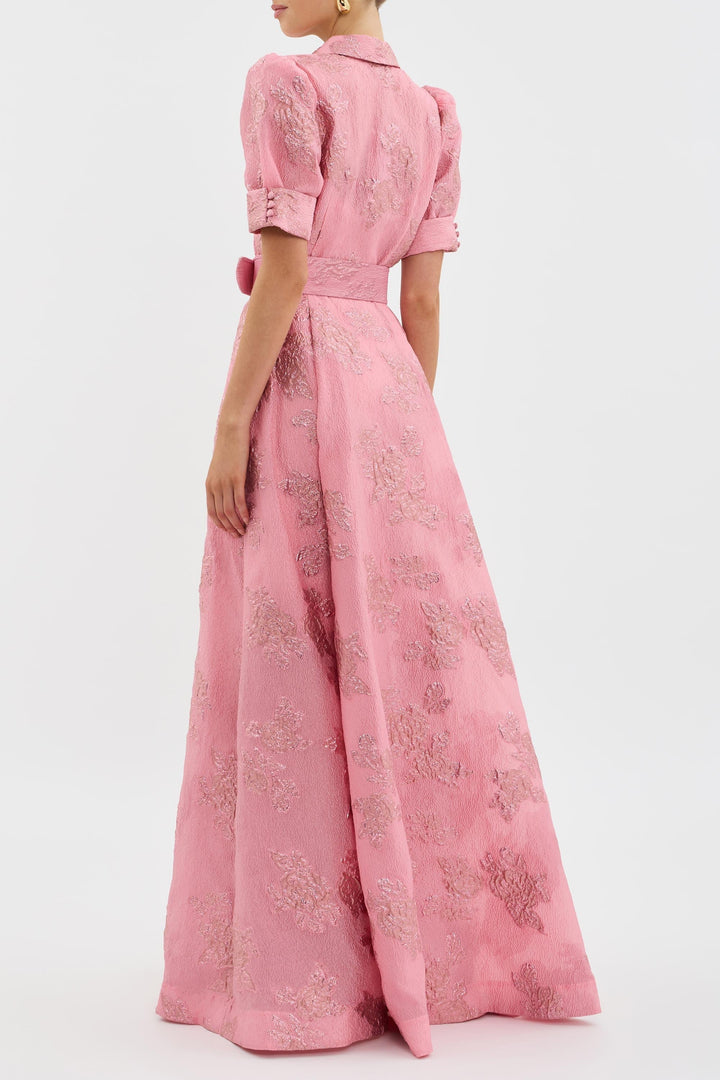 Anabella | Vestido Corto con Mangas Abullonadas