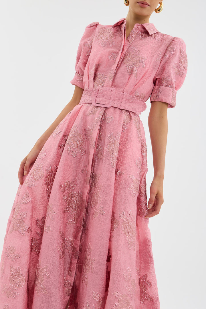 Anabella | Vestido Corto con Mangas Abullonadas