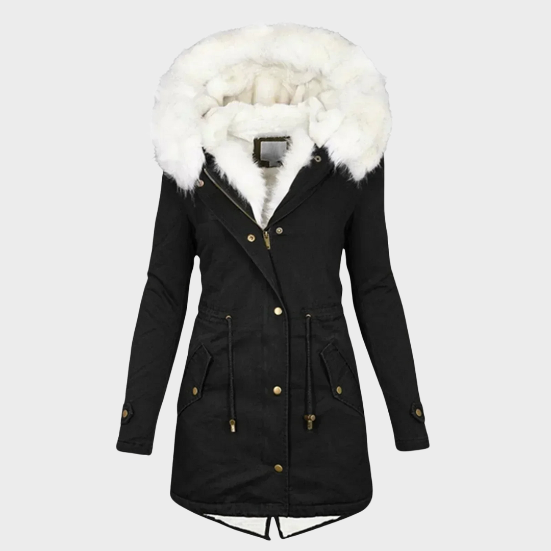 Aurielle | Parka de invierno de piel sintética