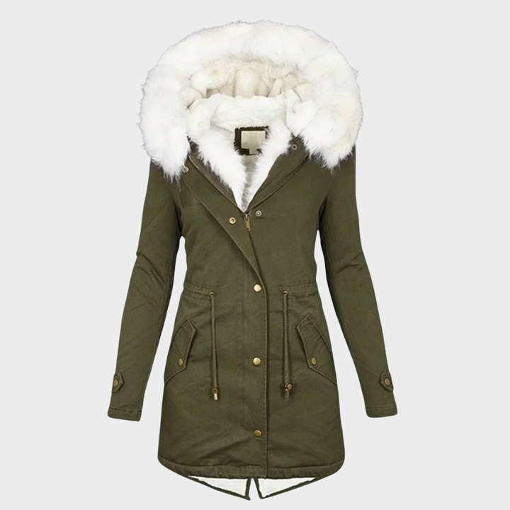 Aurielle | Parka de invierno de piel sintética
