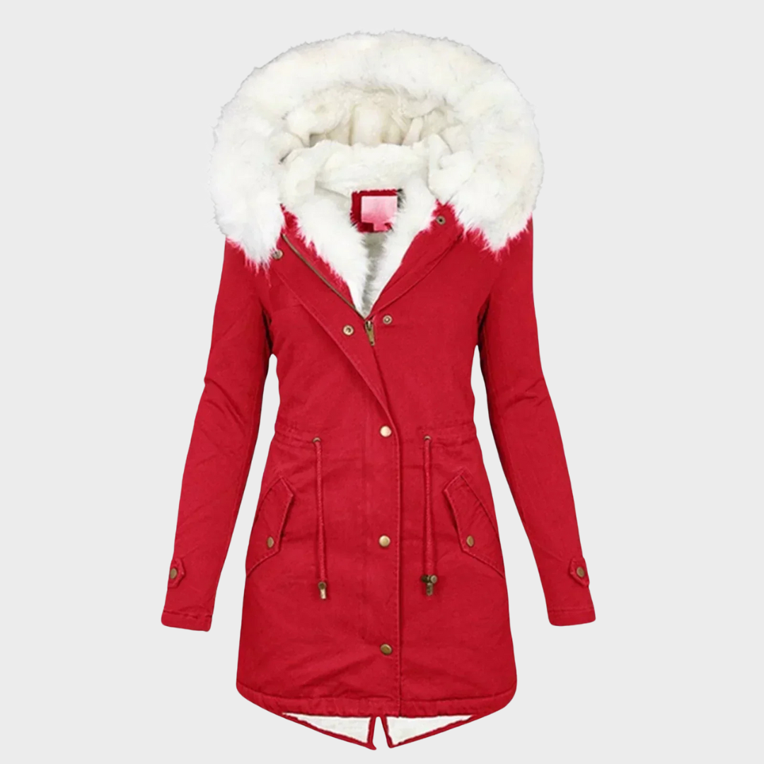 Aurielle | Parka de invierno de piel sintética