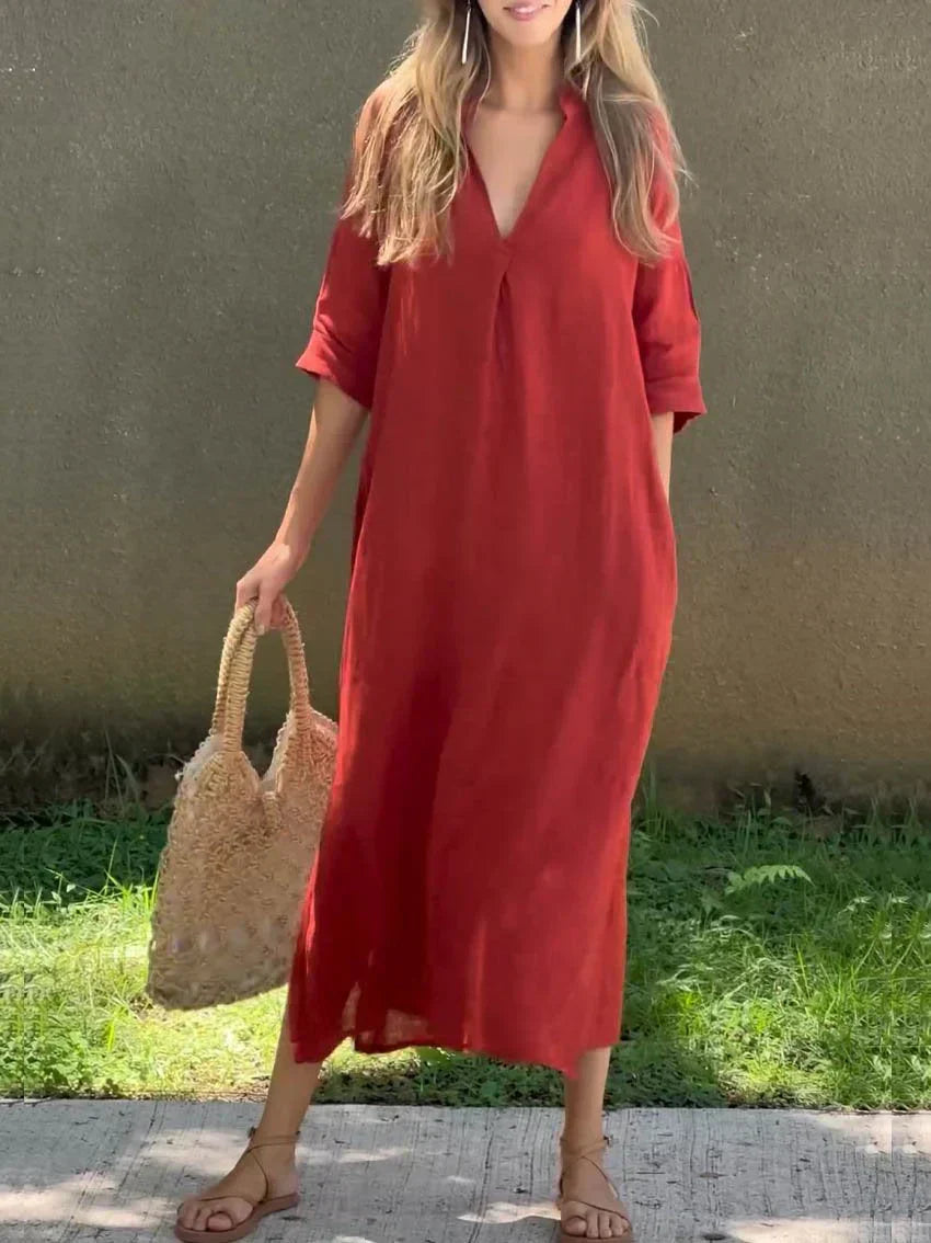 Amalie - Vestido informal holgado