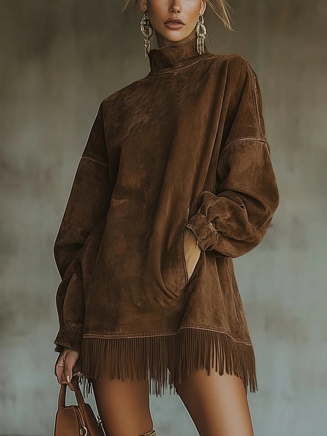 Tia | Vestido de Ante