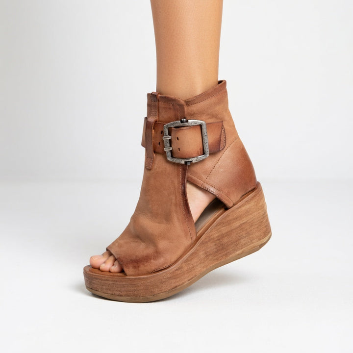 Orélisse™ | Botines de Cuña Abiertos Estilo Moderno