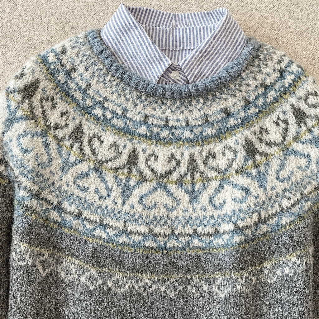 Luxe™ | Suéter de punto chic vintage