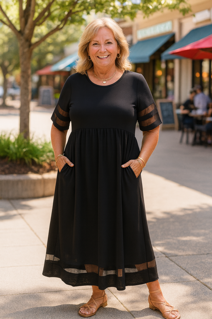 Alurea | Vestido Largo Elegante – Confort Atemporal, Confianza sin Esfuerzo