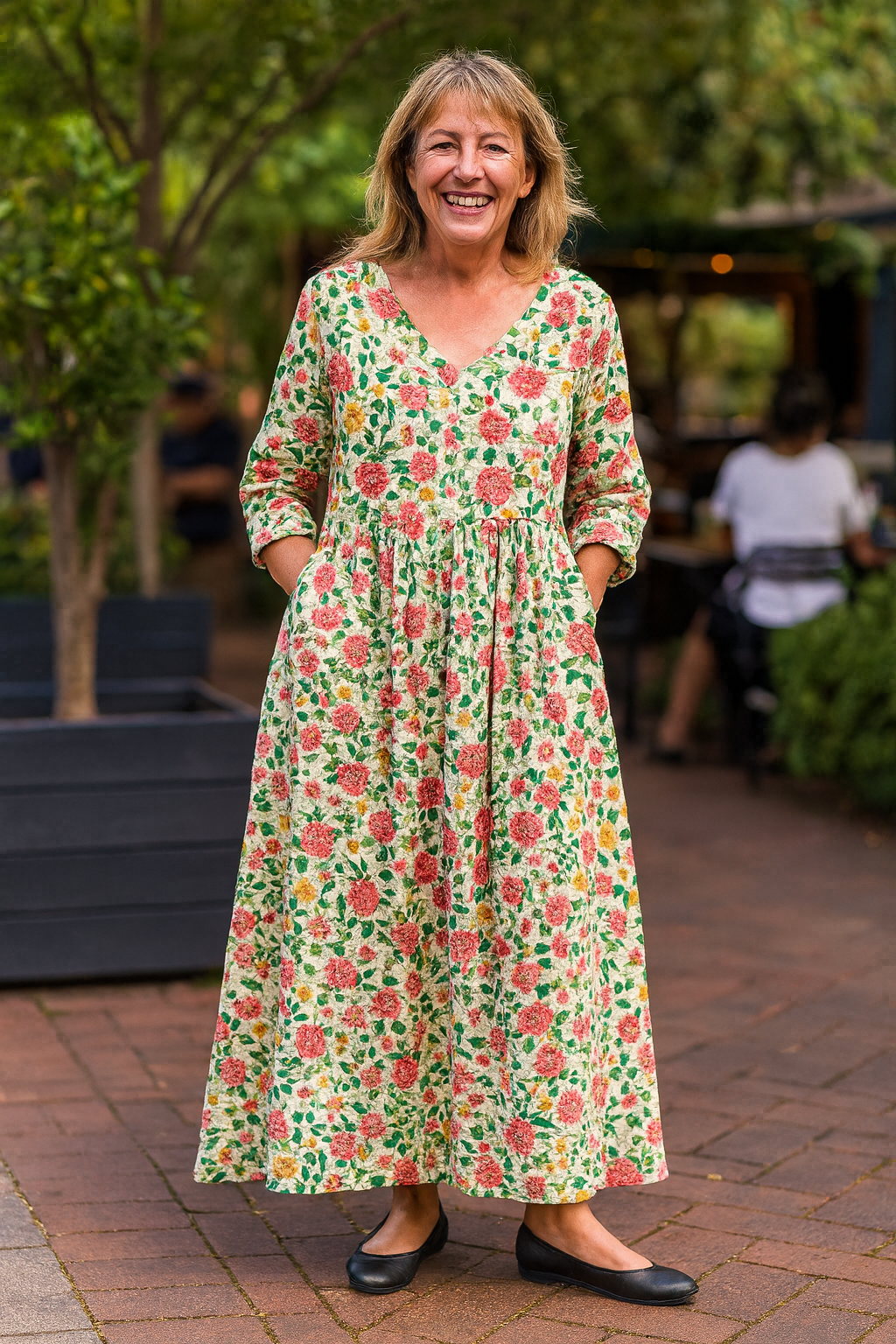 Noelia | Vestido Largo Cómodo – Elegancia Sin Esfuerzo, Confianza Todo el Día